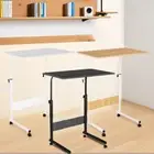 Mobile Laptop Desk Computer Table Stand Adjustable Bed Bedside Portable Study