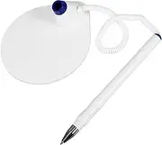 Tofficu Sturdy Plastic Counter Pen Holder Secure Desktop Writing Pen for Workplace Office School