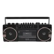 Portable Cassette Player Boombox, Retro Blueooth Boombox, AM FM SW Radio Ster...