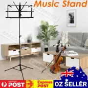 Foldable Sheet Music Stand Tripod Holder with Carry Bag Stage Performence VIC