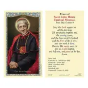 Saint John Henry Cardinal Newman Laminated Prayer Holy Card Pack of 25 Cards