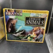 A WORLD OF ANIMALS - 5 CD Nature Encyclopedia - 1998 boxed set Never Opened