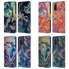 MONIKA STRIGEL DRAMA QUEEN MARBLE LEATHER BOOK WALLET CASE FOR SAMSUNG PHONES 2