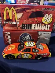 Bill Elliott Action 1/24 2004 #98 McDonalds Dodge I’m Lovin’ It Bank 1 of 216