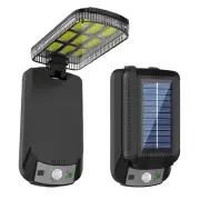 Flip-Top Solar Light, Foldable Fence Light with Motion Sensor & Remote Contro...