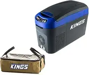Adventure Kings 15L Centre Console Fridge Freezer + Clear Top Canvas Storage Bag