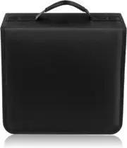 DVD/CD Case Holder - 256 Capacity Disc Storage Wallet Binder for Car, Home, Offi