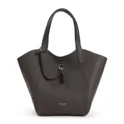 [Giorgio Armani] Giorgio Armani-Grey Calf Leather Shoulder Bag-Donna OS OS