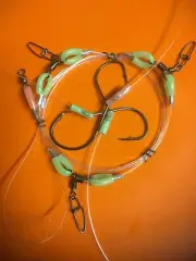 100LB RIGS JIGS ULTIMATE 3 HOOKS DROPPERS LUMO 6/0 8/0 BEAKS 7/0 CIRCLE EZYSWAP