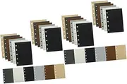 NUOBESTY 2sets Notebook Inner Paper Punched Refill Paper Practical Notepad Smooth Planner Binder 300pcs*2