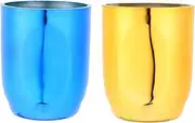 Vaguelly 2pcs Stylish Plastic Dice Cup Dice Holder for Bar Party Games Lightweight and Compact Design for and