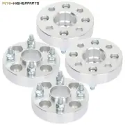 4X Silver Wheel Spacers 4x100 12x1.5 Studs 1.25" for Ford Kia Mazda Toyota Scion (for: Toyota)