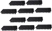Gogogmee 10Pcs Cell Germination Trays Sturdy Garden Starter Seedling Tray for Home DIY Gardening and Professional Use Easy Transplanting and Growth