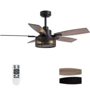 Ceiling Fans with Lights and Remote Control, Ceiling Fan for Bedroom Living Room