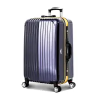 在飛比找蝦皮購物優惠-Rowana】PC鏡面鋁框旅行箱/行李箱 (25吋)永和區