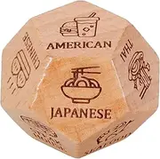 Date Night Dice for Couples - Food and Dinner Decision Ideas for Him and Her - Valentine's Day Gift