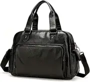 [HAMKVBPR] Mens Briefcase Male Briefcase Travel Bag Casual Shoulder Bag Shoulder Bag Messenger Bag Business Bag Messenger Bag for Work Business