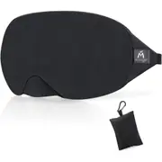 Mavogel Cotton Sleep Mask - Light Blocking Sleep Eye Mask, Includes Travel Pouch, Soft, Comfortable, Blindfold, 100% Handmade, Sleep Mask for Travel/Sleeping/Shift Work/Meditation