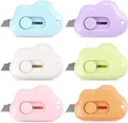Mini Cloud Shaped Retractable Box Cutter - Cute Utility Knife for Letters