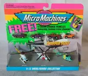 Micro Machines #13 Whirlybirds NIP Chopper Fleet RARE HH-53C Huey Bell 222 1993