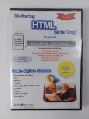 Mastering HTML Made Easy Version 4.0 Deluxe Edition for PC or Mac New Sealed