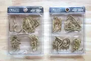 2x 100 Pieces [50 Each] Lot of Handy Hooks Bolts Hardware Assortment NEW SEALED