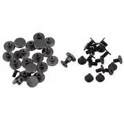 20sets Brass Flat Head Belt Strap Rivets Screw For Luggage Leather Craft ( LLI