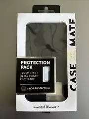 Case-Mate Iphone12/iPhone 12 Pro. Protection Black - Case And Screen Protector