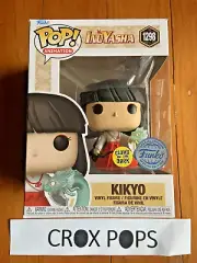KIKYO INUYASHA GLOW FE 1298 Funko Pop Vinyl New in Mint Box + Protector