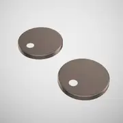 Caroma Toilet Seat Hinge Caps Brushed Bronze 254213BBZ