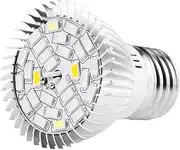 Topyond Plant Grow Light Bulb, LED Grow Light Bulb, E27 Base, Full Spectrum UV Light for Plants, Succulent Pots (28leds)