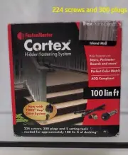 Cortex TimberTech 2-3/4" Fastening System Island Mist 100 Linear Feet
