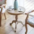 French provincial antique wooden coffee table side table classic wine table