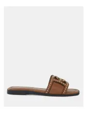 [Novo Shoes] Scandi Slides in Tan