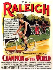 9487.The Raleigh.champion of the world.zimmerman.POSTER.decor Home Office art