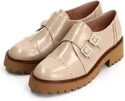 [LANVIN en Bleu] Lanvin On Blue Platform Platform Monk Strap Shoes Women's