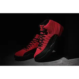 【AIR JORDAN 12 REVERSE FLU GAME GS】黑紅 12代｜高筒 女鞋 153265-602