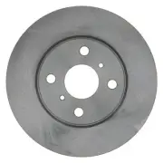 Front Brake Rotor For 2011-15 Scion iQ Cast Iron Vented Diameter 10.04In 4 Lugs