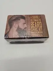 Viking Revolution Men's Ultimate Beard Care Kit Oil Balm Comb Brush Scissors New