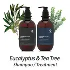 [ELABORE] Eucalyptus & Tea Tree Shampoo + Treatment SET [15.21fl.oz/450ml] -2PCS