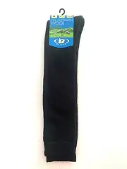Australian Made Black Thick Wool Socks Men’s Size 11-14 Knee High Ski Snow Socks