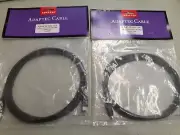 (2) Adaptec 6-Pin to 4-Pin 1394 Firewire Cable 2m ACK-6P-4P-S400-1394