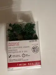 ASHLAND LED CRAFTING STRING CHRISTMAS TREE LIGHTS BATTERY TIMER 5.5FT NEW