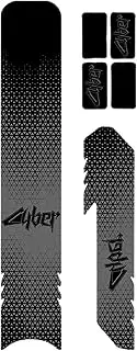 Bike Frame Protector - Bike Protection Tape | Bike Stickers for Frame | bicyclee Frame Protection Film |Rhombic Design Mountain Bike Decals | Clear Waterproof Adhesive for mtbb Road Bike Cycling