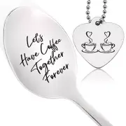 Anniversary Spoon Gift for Him, Her, Men, Valentine's Day Spoon for Him, Husb...