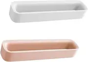 Cabilock Slipper Shelf Wall-Mounted Organizer No Drill No Tool Space-Saver for Hallway Bathroom