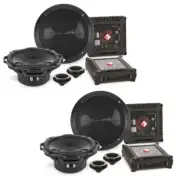 (Pair) Rockford Fosgate Power T1675-S 400W 6.75" Component Speaker