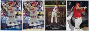 Mike Trout 2019 Topps Big League Blue Parallel Wall Climbers Blast Off Base LOT