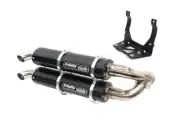 Trinity Dual Slip On Exhaust Muffler For Maverick X3 Max DS Turbo DPS 17-24
