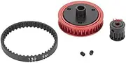 2023 Metal Belt Drive Transmission Gear Gearbox Replacement for Axial (1/10 RC SCX10 & SCX10 II 90046 Gearbox) Spare Part